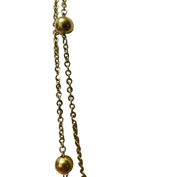 Gold Tone Monet Necklace - Picture 2 of 3